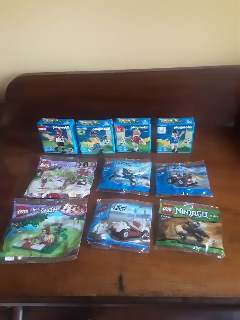 New lego and playmobil  sets .unopened. 