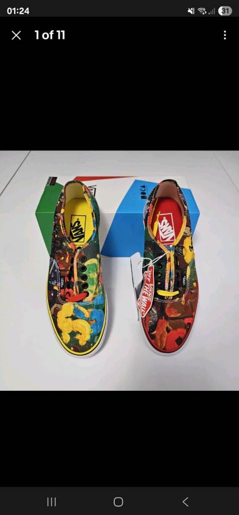 Vans Authentic MOCA Brenna Youngblood, UK Size 7, Brand New And Boxed