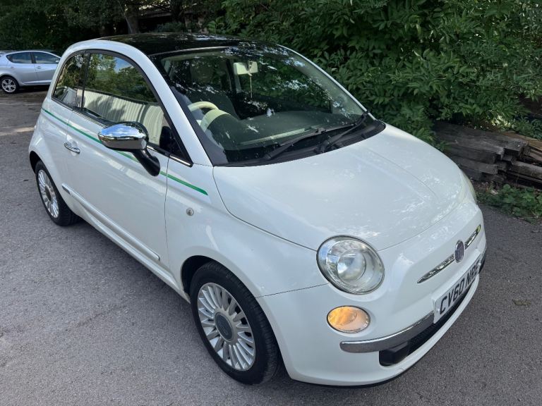 2011 FIAT 500 1.2 LOUNGE 3DR HATCHBACK WHITE 