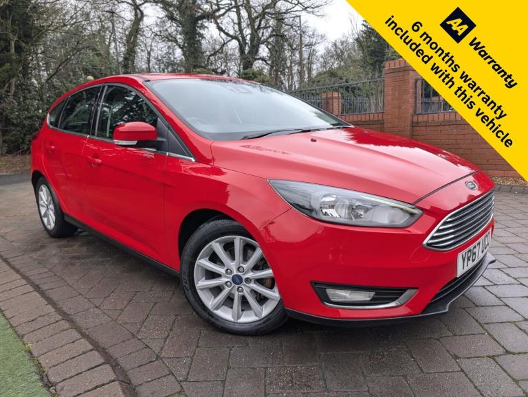 2017 Ford Focus 1.0 EcoBoost 125 Titanium Auto *1 Former Keeper, FSH & MOT 11/26* HATCHBACK Petro...