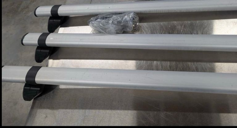 Rhino Kammbar Fleet Steel Roof Rack Bars Ford Transit Custom 2013-2023 LWB