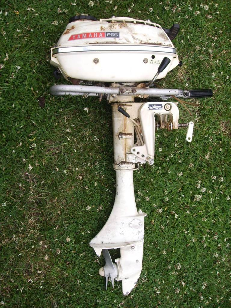 Yamaha 3.5hp AC (air cooled) P65 outboard motor with forward and neutral gear