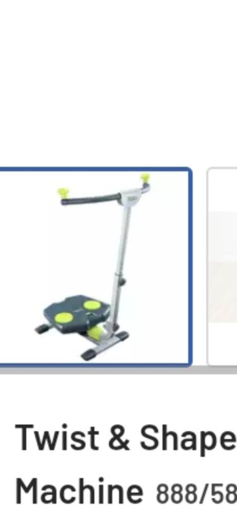 Twist & Shape exercise machine