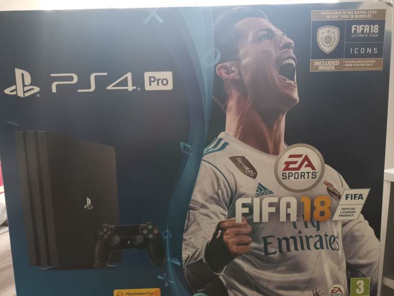 PS4 Pro 1TB (No FIFA 18 - Firmware 12.02) with The Elder Scrolls Online: Summerset - Boxed