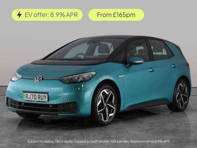 2020 Volkswagen ID.3 150kW Life Pro Performance 58kWh 5dr Auto HATCHBACK ELECTRIC Automatic