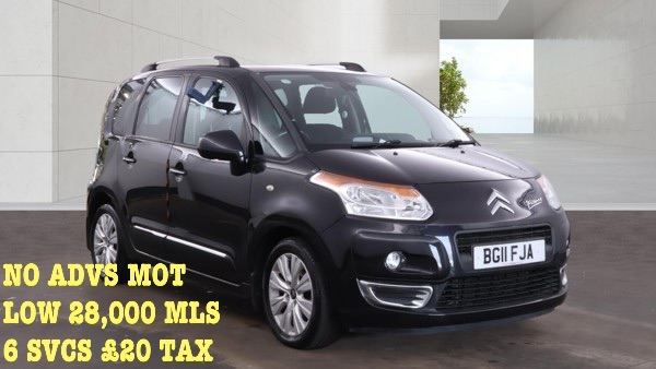CITROEN C3 PICASSO 1.6 HDI £20 TAX 3 MTH WARTY  28,000 MLS MRCH 27 MOT 70MPG 
