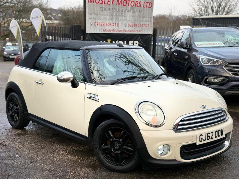 2012 MINI Convertible 1.6 One 2dr CONVERTIBLE PETROL Manual