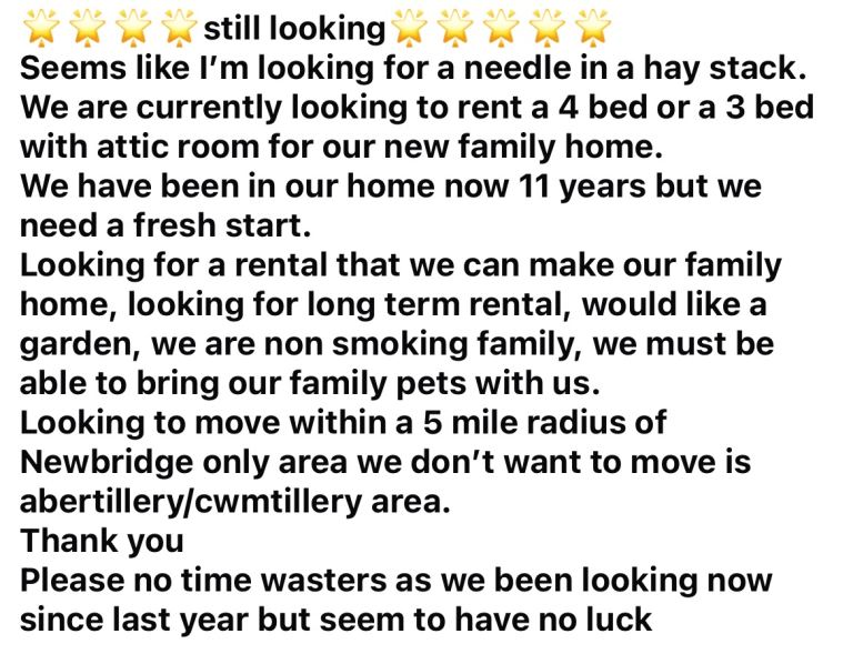 Looking for a long term rental