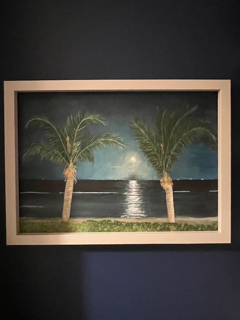 Original acrylic painting of a Thailand beach