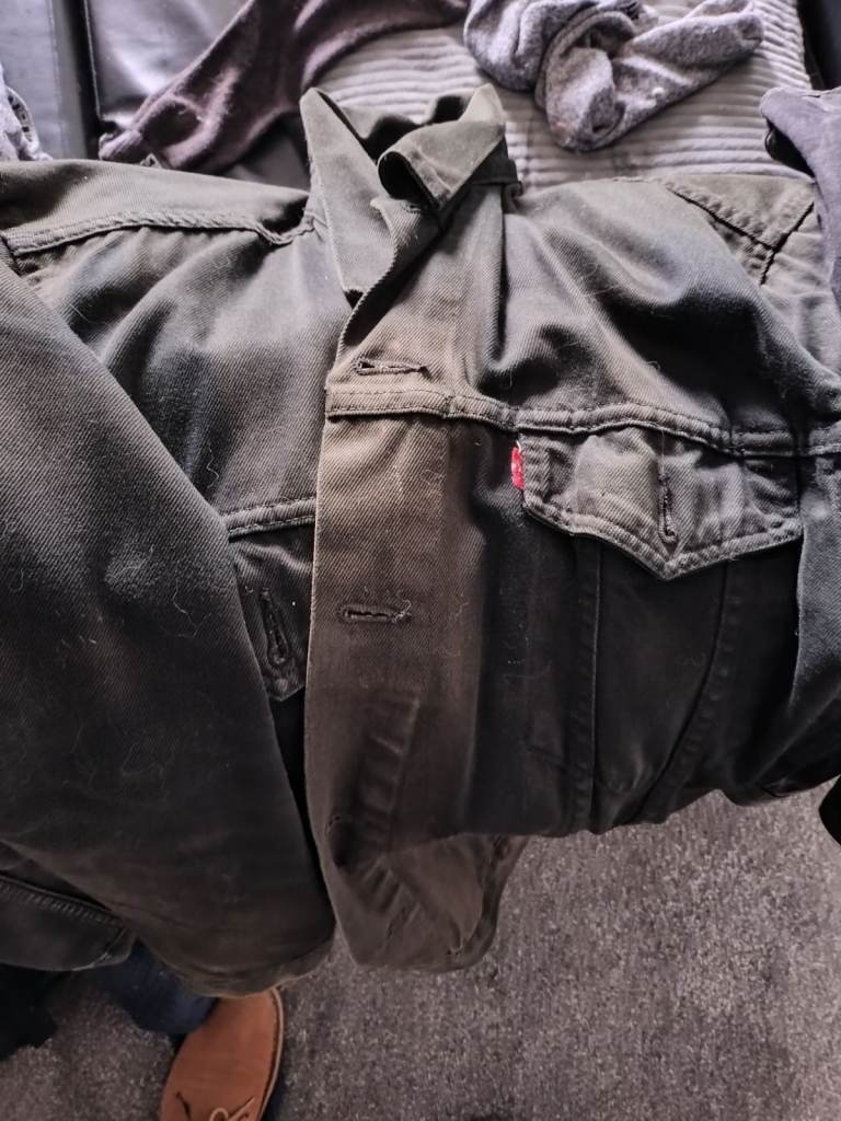 Levis Jacket Black VGC