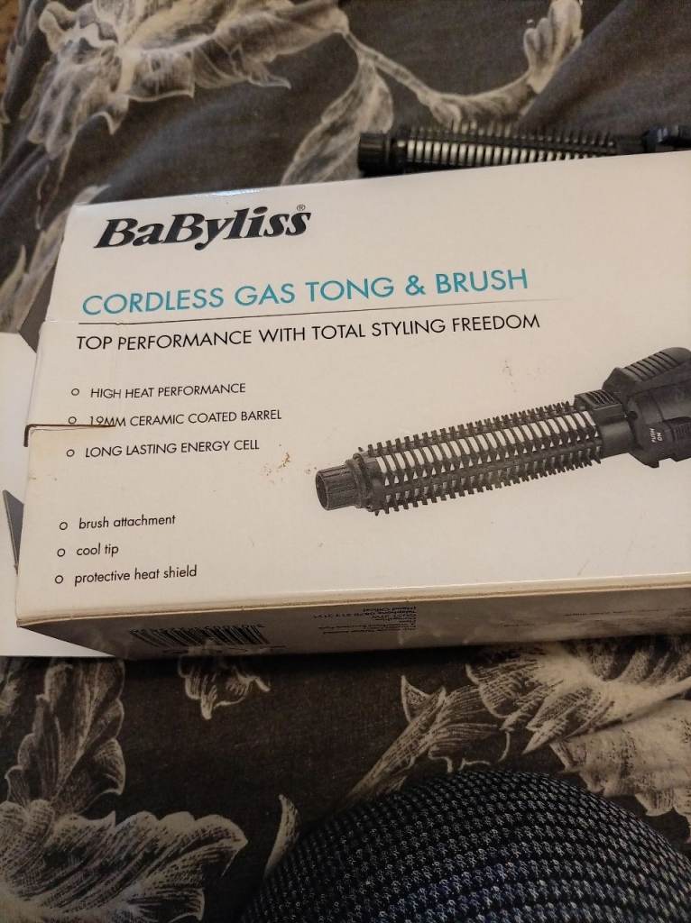 Babyliss cordless tong brush needs gas 
