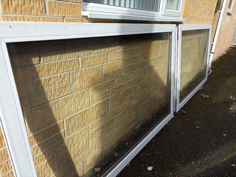 White UPVC Double Glazed Window Units – Good Condition