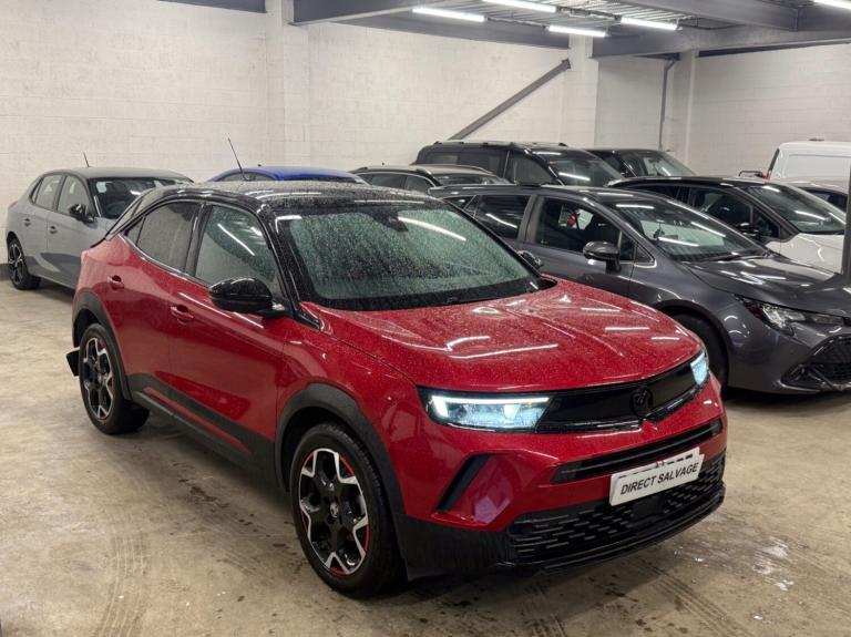 2023 Vauxhall Mokka 73 REG 1.2 GS Turbo 136 5dr Red salvage damaged repairable  Hatchback Petrol ...