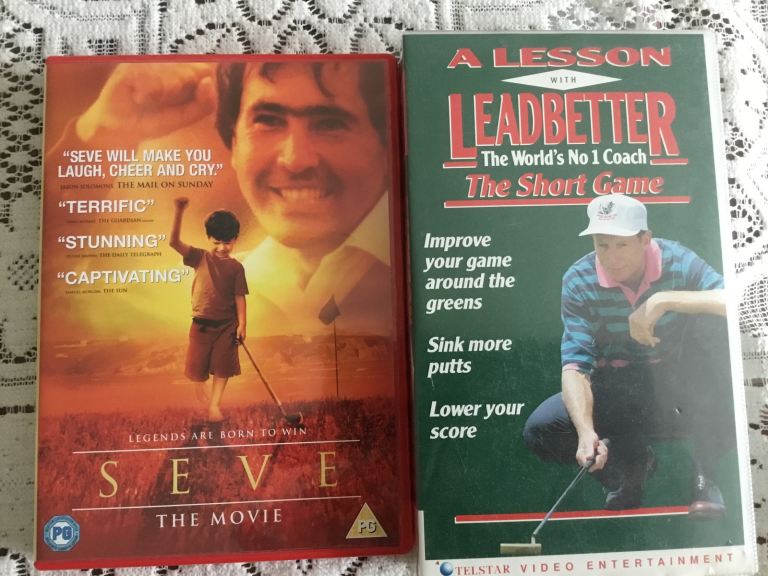 Golf dvd and video tape 