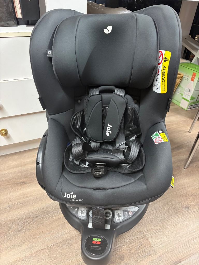 Joie i-Spin 360 Car Seat - Black, As Good As New