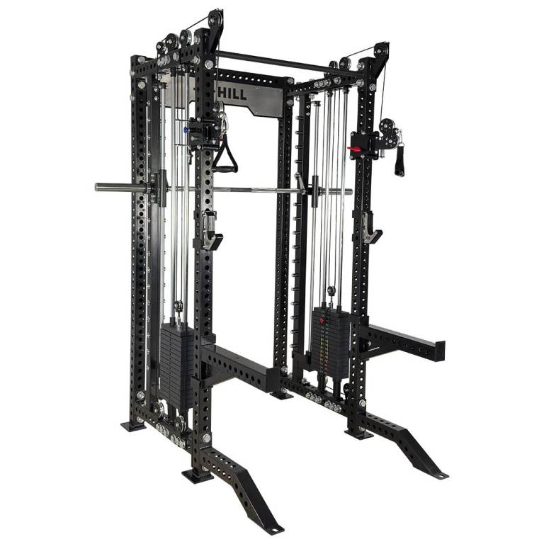V2 Bulletproof Multi Rack System: Squat Rack | Cable Machine | Smith Machine (Gym Weights)