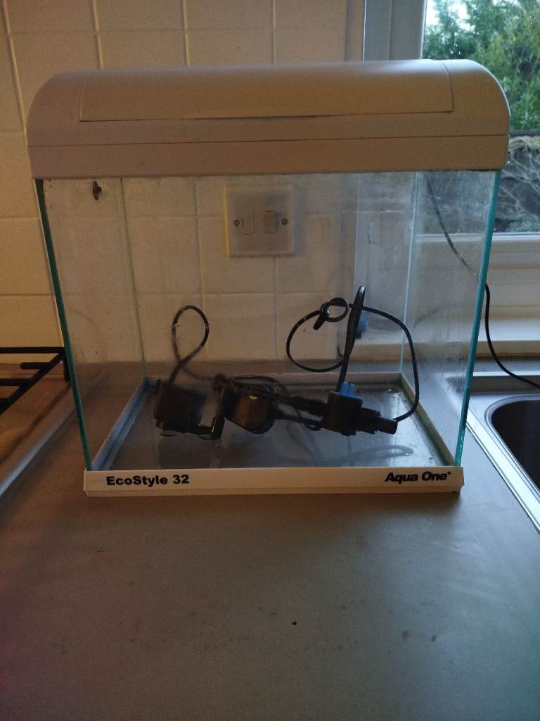 image for Aqua One Eco Style 32/14 Rectangular White Fish Tank