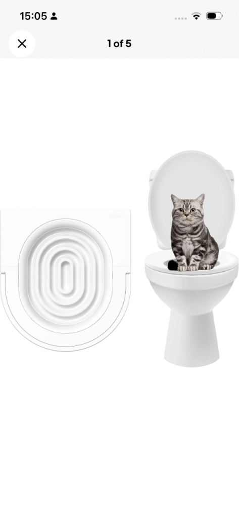 Cat Toilet Seat Training Kit Litter Tray EASY CLEAN