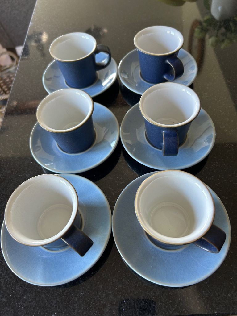 image for Denby  blue jetty coffee cups and saucers
