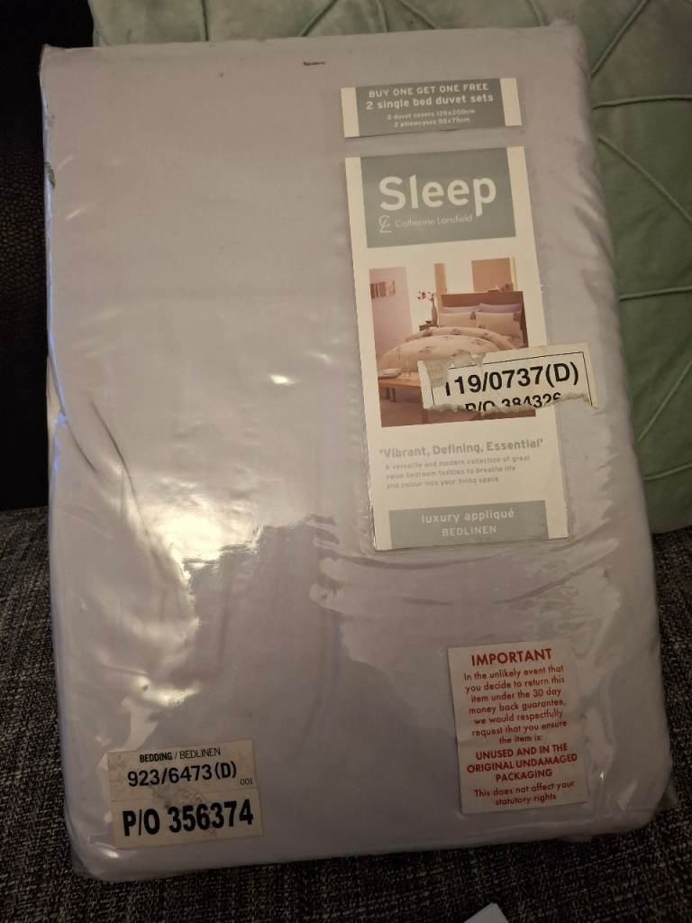 2 x Catherine lansfield single bedding set 