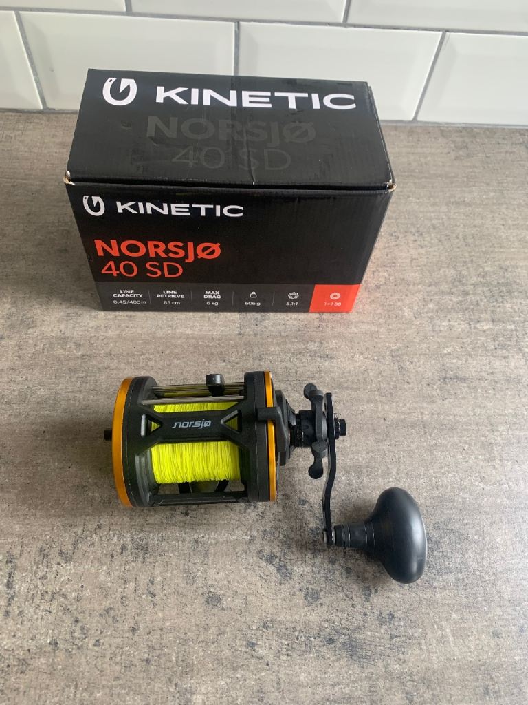 NEW Kinetic Norsjo 40SD Deep sea multiplier boat fishing reel 