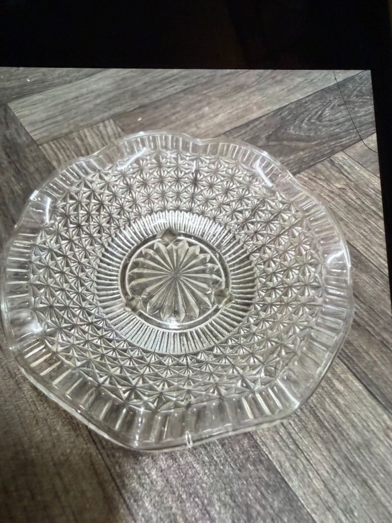 Decorative Glass Dish - Good Condition