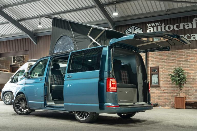  Volkswagen Transporter Stunning Bamboo Green T6 Campervan Conversion