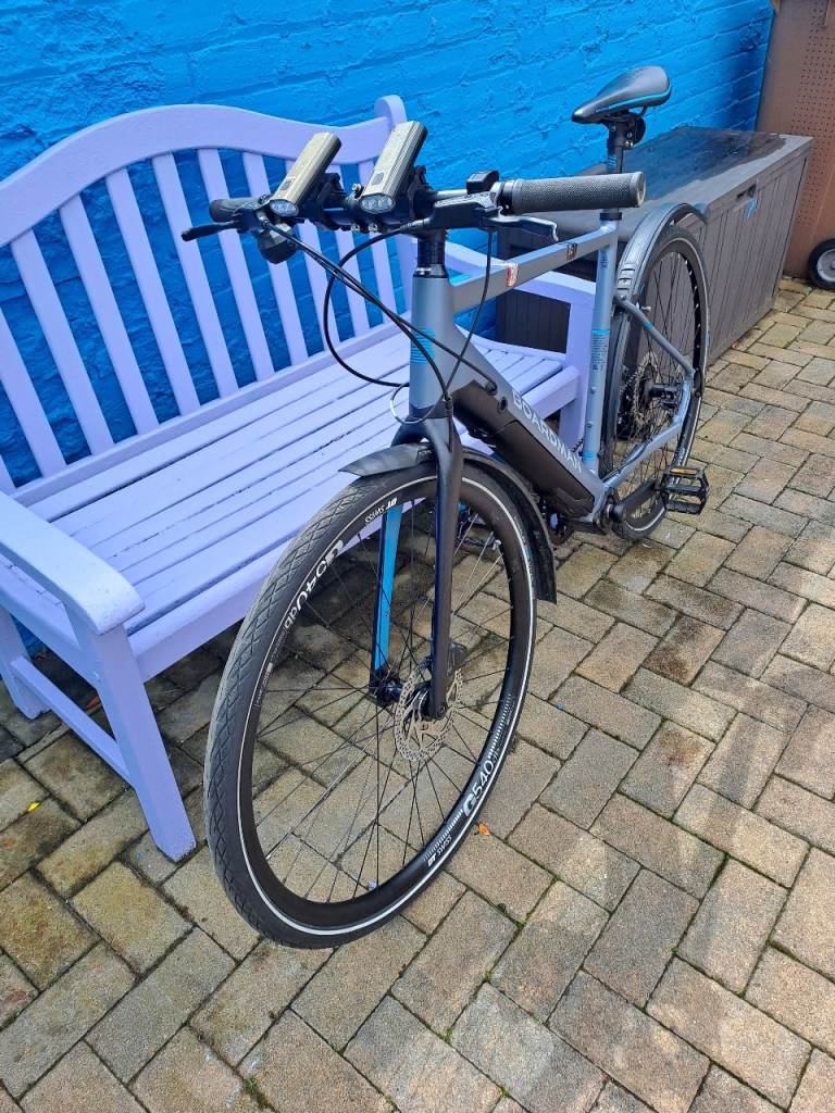 BOARDMAN Electric Hybrid City Bike - Grey, Good Condition