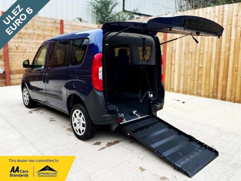 2020 Fiat Doblo 3 Seat Wheelchair Accessible Disabled Access Vehicle WAV MPV Pet