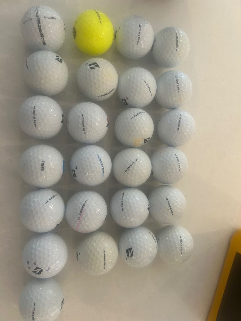 25 x selection of Bridgestone Tour Bs