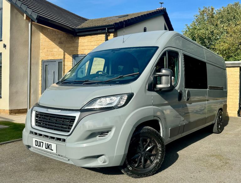 2017 Peugeot Boxer Campervan | New Conversion | L3H2 | 4 Birth | Nardo Grey