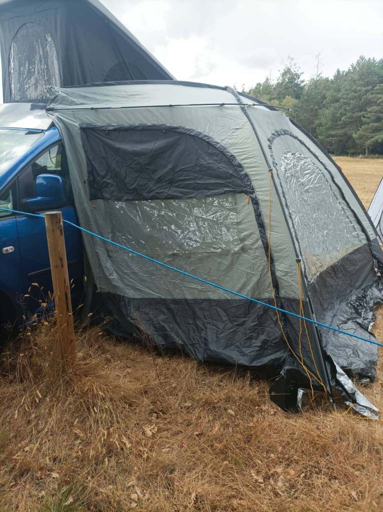 Camper Awning Tent with rail attachment 