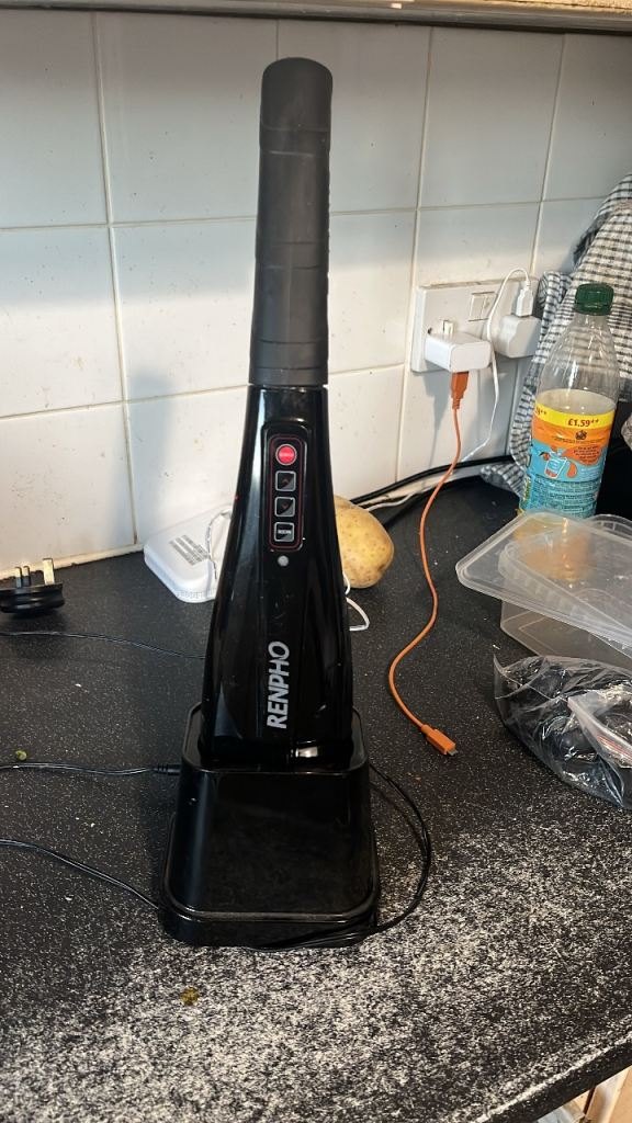 RENPHO Handheld Massager – Black, Good Condition