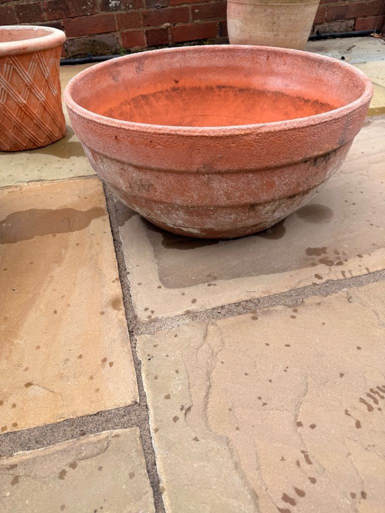 Large Terracotta Garden Pot - Good Condition