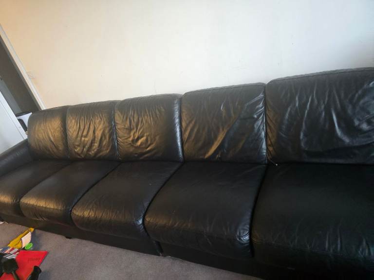Leather Sofa 8 Seater