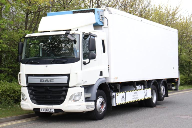 DAF CF 290 6X2 28FT FRIGOBLOCK FRIDGE FREEZER (2016)