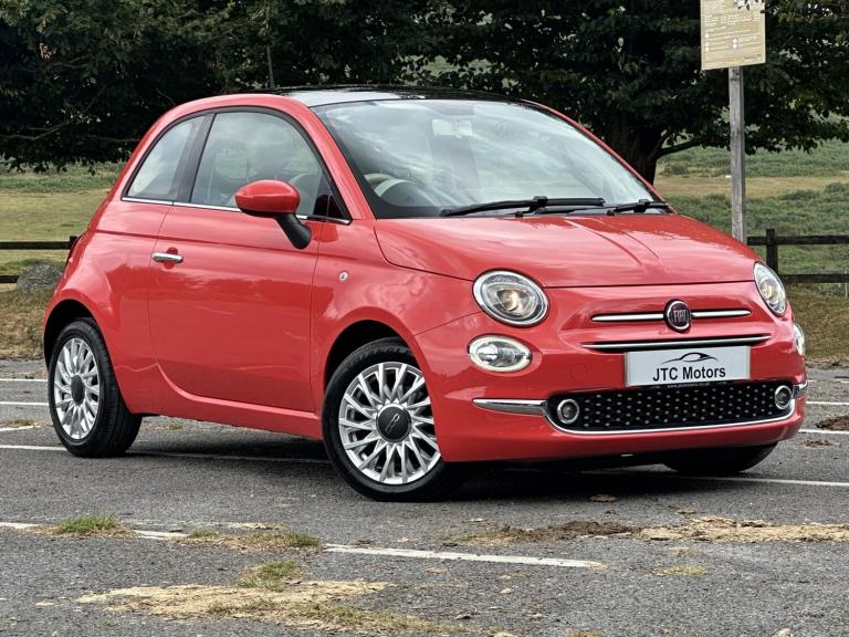 FIAT 500 1.2 Lounge 3dr Man, petrol, pink + lovely example 2017