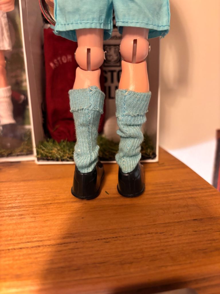 VINTAGE ACTION MAN ORIGINAL ASTON VILLA SIDEBURNS FOOTBALL/FOOTBALLER