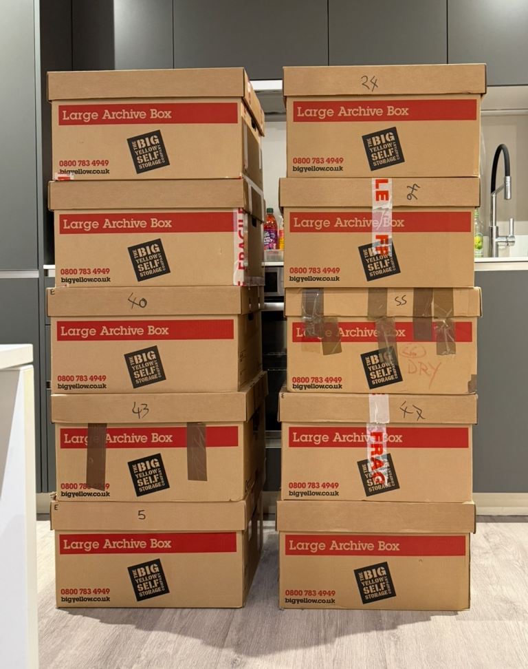 10 Large Archive Boxes - *Free*