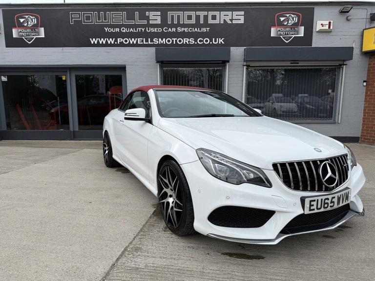 2015 Mercedes-Benz E Class E220 BlueTEC AMG Line Premium 2dr 7G-Tronic CONVERTIBLE DIESEL Automatic