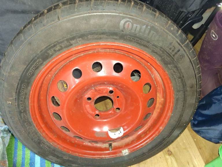 Spare wheel and tyre