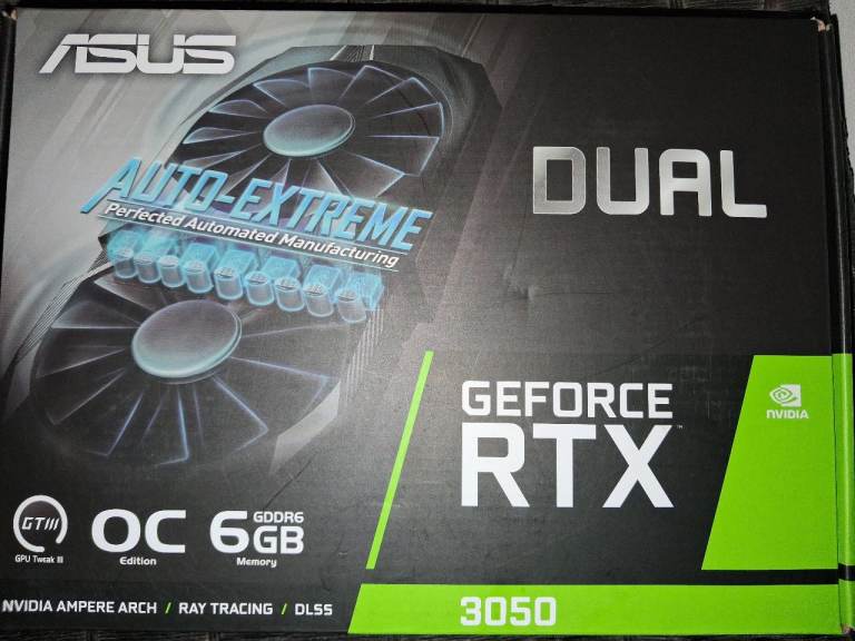 RTX 3050 listing on gumtree