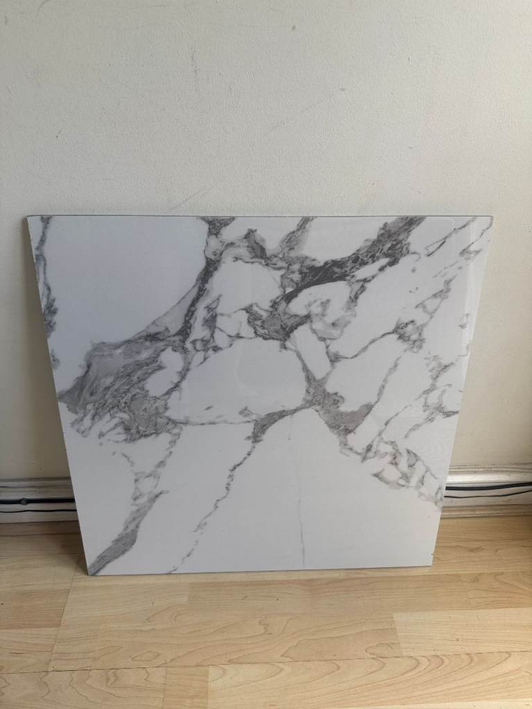 Marble Glazed Glossy Porcelain Ceramic Wall & Floor Tile 600x600mm