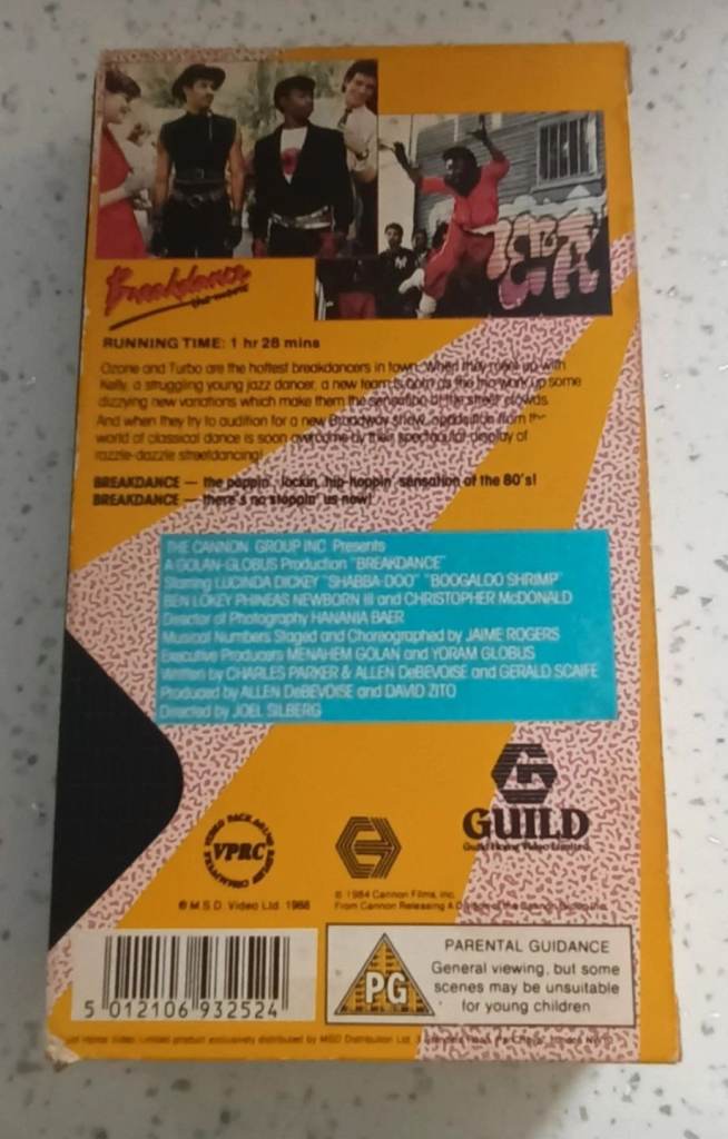 Breakdance 'the movie' VHS