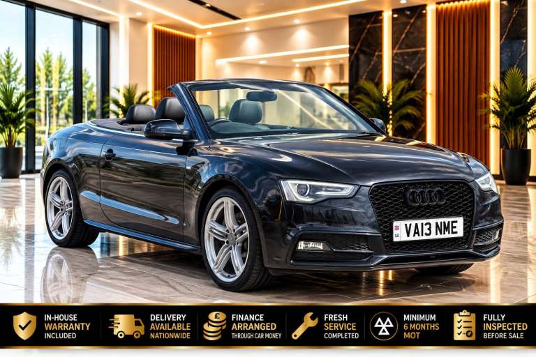 2013 Audi A5 2.0 TDI 177 S Line Special Edition 2dr Multitronic CONVERTIBLE Diesel Automatic
