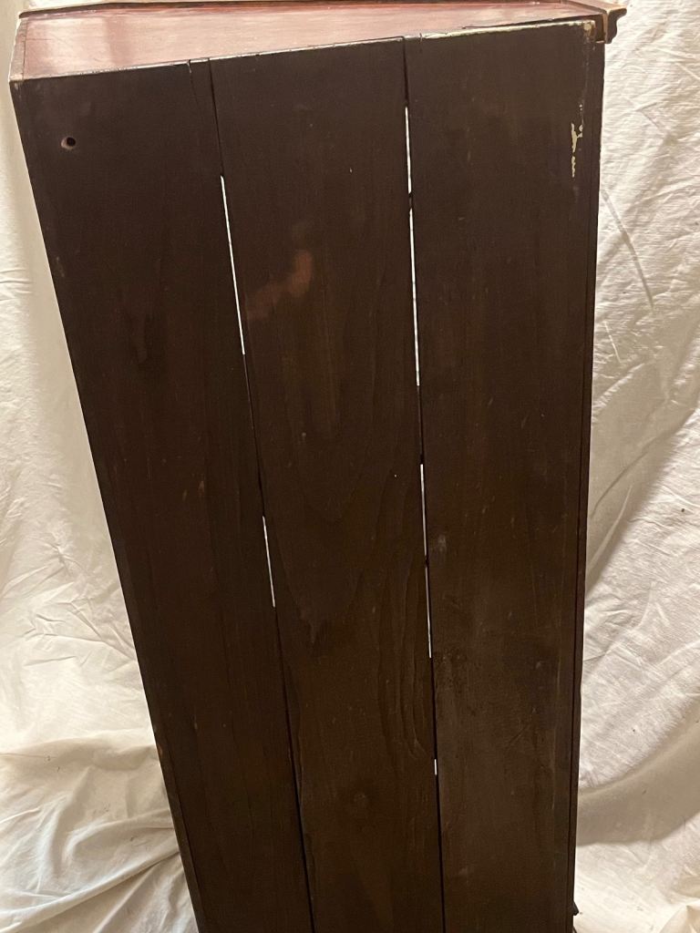 Mahogany antique wall display cabinet/ cupboard 