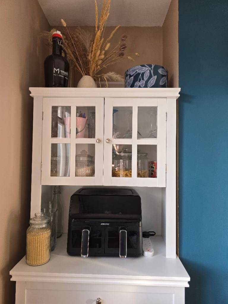 Brand New White Kitchen Dresser / Storage Cabinet (Boxed - Assembly Required) – £100 (was £369)