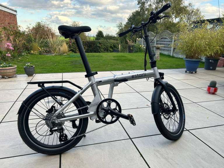 Estarli Play 20.8 electric folding bike - UFO silver