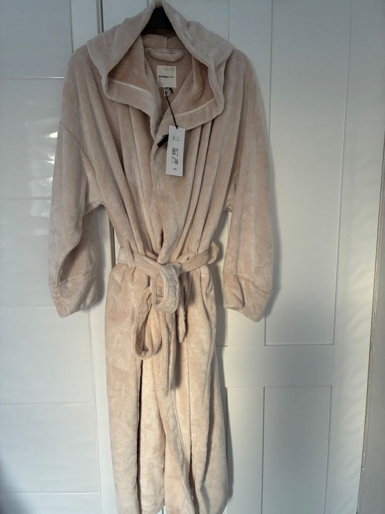 New River Island LOUNGE Hooded Dressing Gown – New with Tags