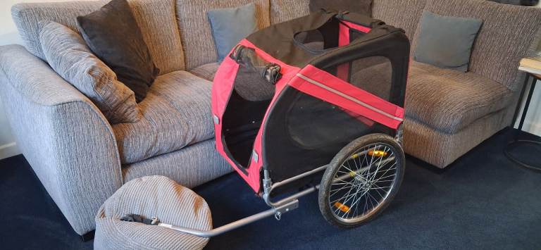 Heavy Duty Waterproof Folding dog bike trailer 
